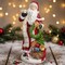 Northlight; Northlight Santa Claus with Gift Sack and a Nice and Naughty List Christmas Figurine - 11.5"; Category:Christmas Tabletop Decor; Image:2